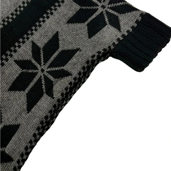 525 America Cashmere Wool Blend Turtleneck Poncho - Picture 3 of 7